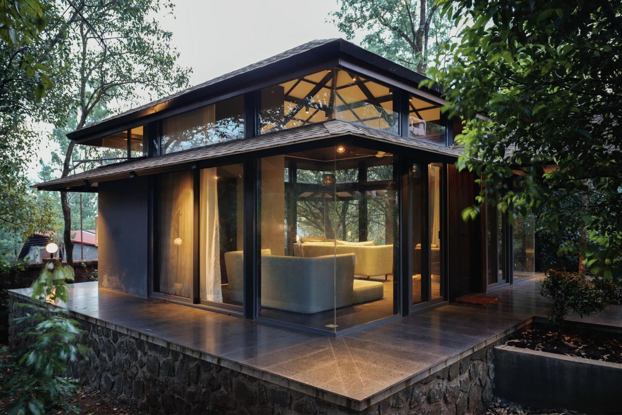 Saffronstays The Glasshouse, Panchgani - Beautiful Glass Villa For Couples Zewnętrze zdjęcie